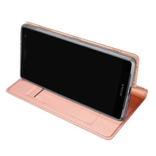 Dux Ducis - Dux Ducis Plånboksfodral till Sony Xperia XZ2 - Rose Gold