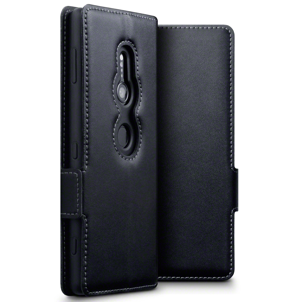 A-One Brand
Qubits Genuine Plånboksfodral till Sony Xperia XZ2 - Svart