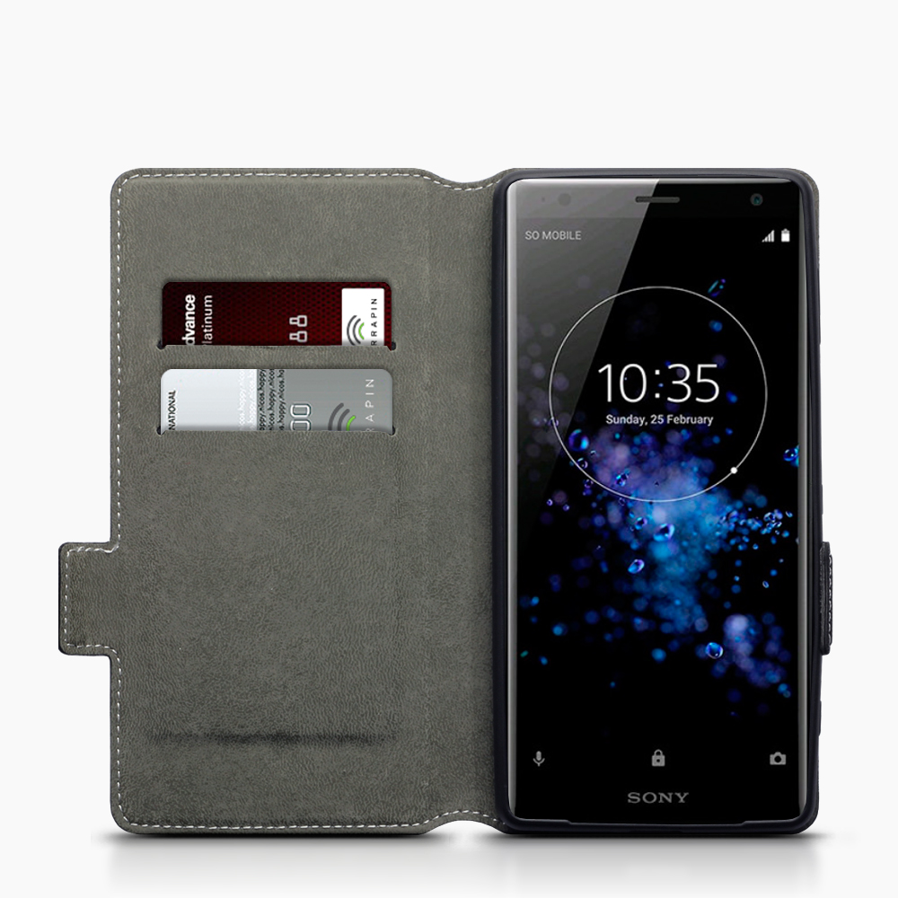 A-One Brand
Qubits Plånboksfodral till Sony Xperia XZ2 - Svart