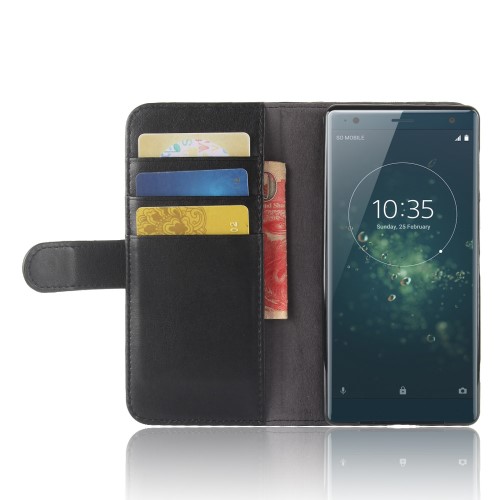 A-One Brand
Genuine Split Plånboksfodral till Sony Xperia XZ2 - Svart