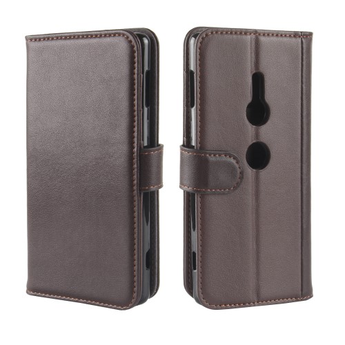 OEM
Genuine Split Plånboksfodral till Sony Xperia XZ2 - Brun