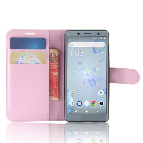 A-One Brand
Litchi Plånboksfodral till Sony Xperia XZ2 Compact - Rosa