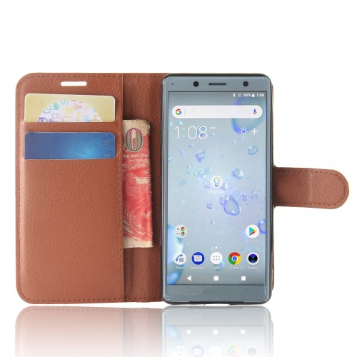 A-One Brand
Litchi Plånboksfodral till Sony Xperia XZ2 Compact - Brun