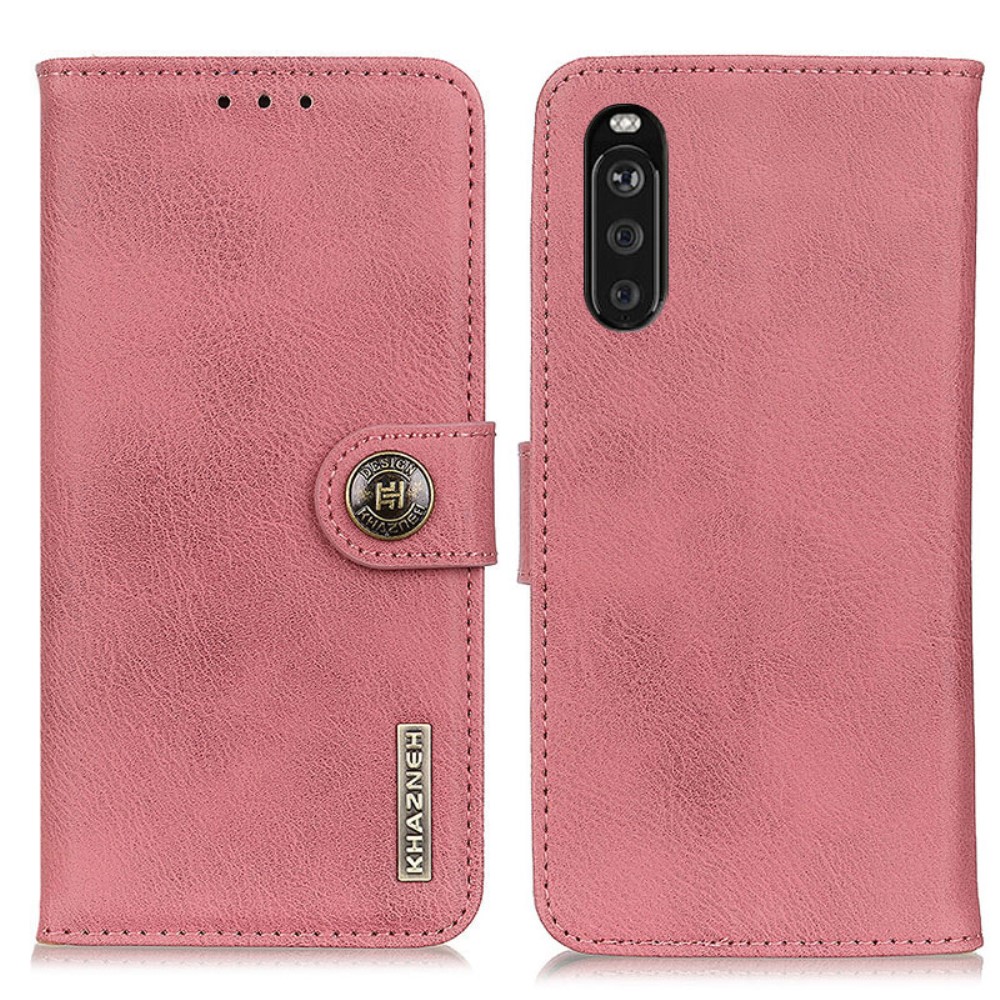 OEM - Khanzeh - Plånboksfodral Sony Xperia 10 III - Rosa