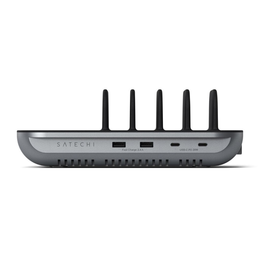 Satechi - Satechi Dock5 USB-laddningsstation med trådlös laddning