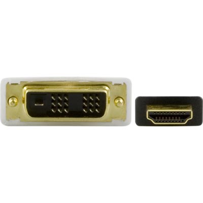 UTGÅTT
DELTACO HDMI hane till DVI-D hane, 2m, svart/vit