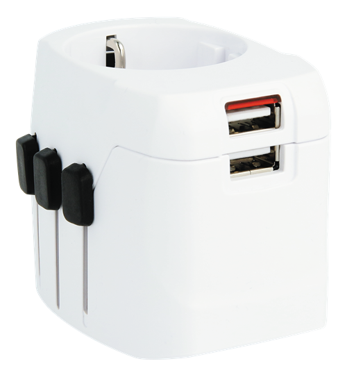 UTGÅTT
SKROSS World Adapter, 100+ länder & USB