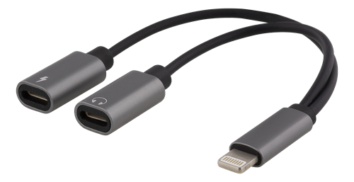 Epzi
EPZI Adapter Lightning - Ladda och Lyssna (Rymdgrå)