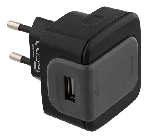 Deltaco
DELTACO Väggladdare USB, 2.4A ,svart