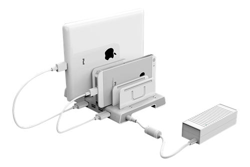 Deltaco
Deltaco USB Laddningsstation 4xUSB-A, 2.4A 36W - Vit