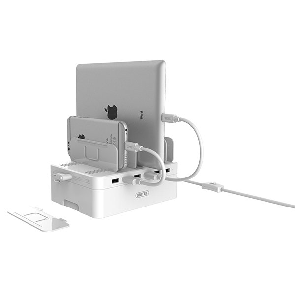 Unitek
Unitek USB Laddningsstation 6xUSB-A, 2.4A - Vit