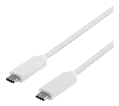 UTGÅTT
Deltaco USB-kabel USB-C till USB-C 2A, 0,25 m - Vit