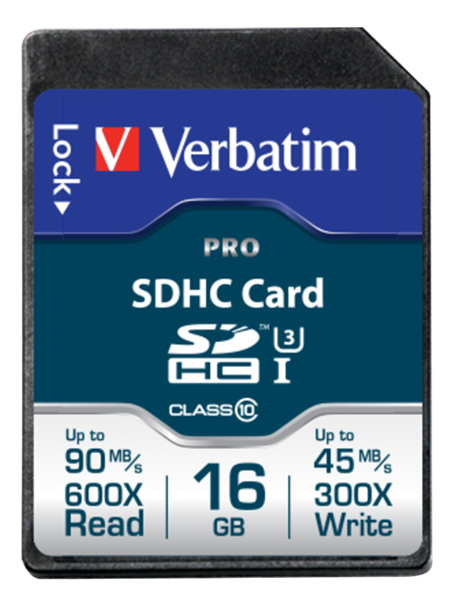 UTGÅTT
Verbatim Pro minneskort SDHC 16GB