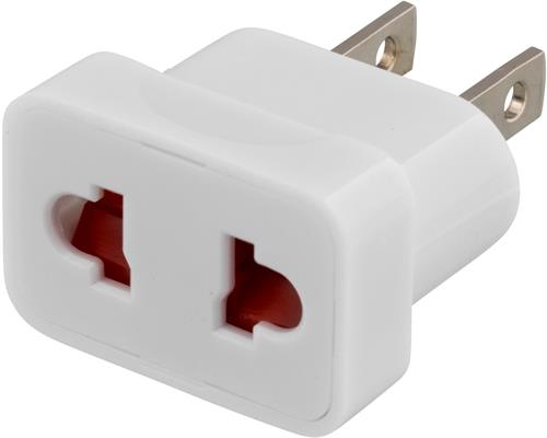 UTGÅTT
DELTACO reseadapter, EU till US, ojordad - Vit
