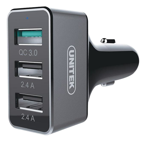 UTGÅTT
Deltaco Billaddare, 3xUSB & QuickCharge 3.0