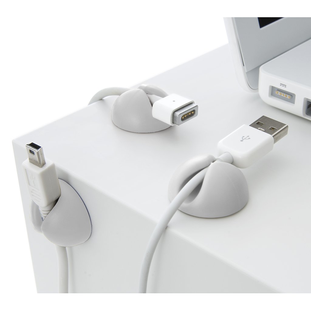 BlueLounge
Bluelounge CableDrop - Självhäftande hållare för sladdar, 6-pack