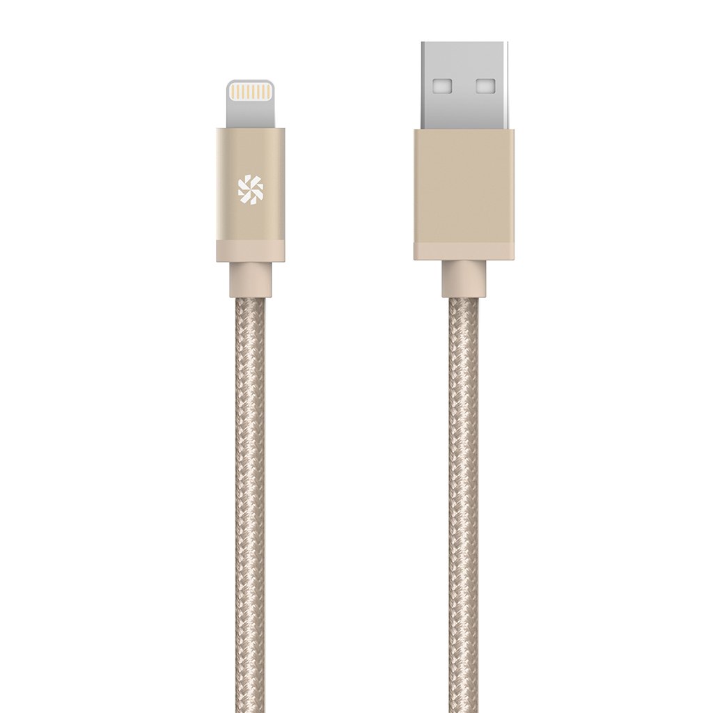UTGÅTT
Kanex DuraBraid Lightning-kabel 2m - Guld