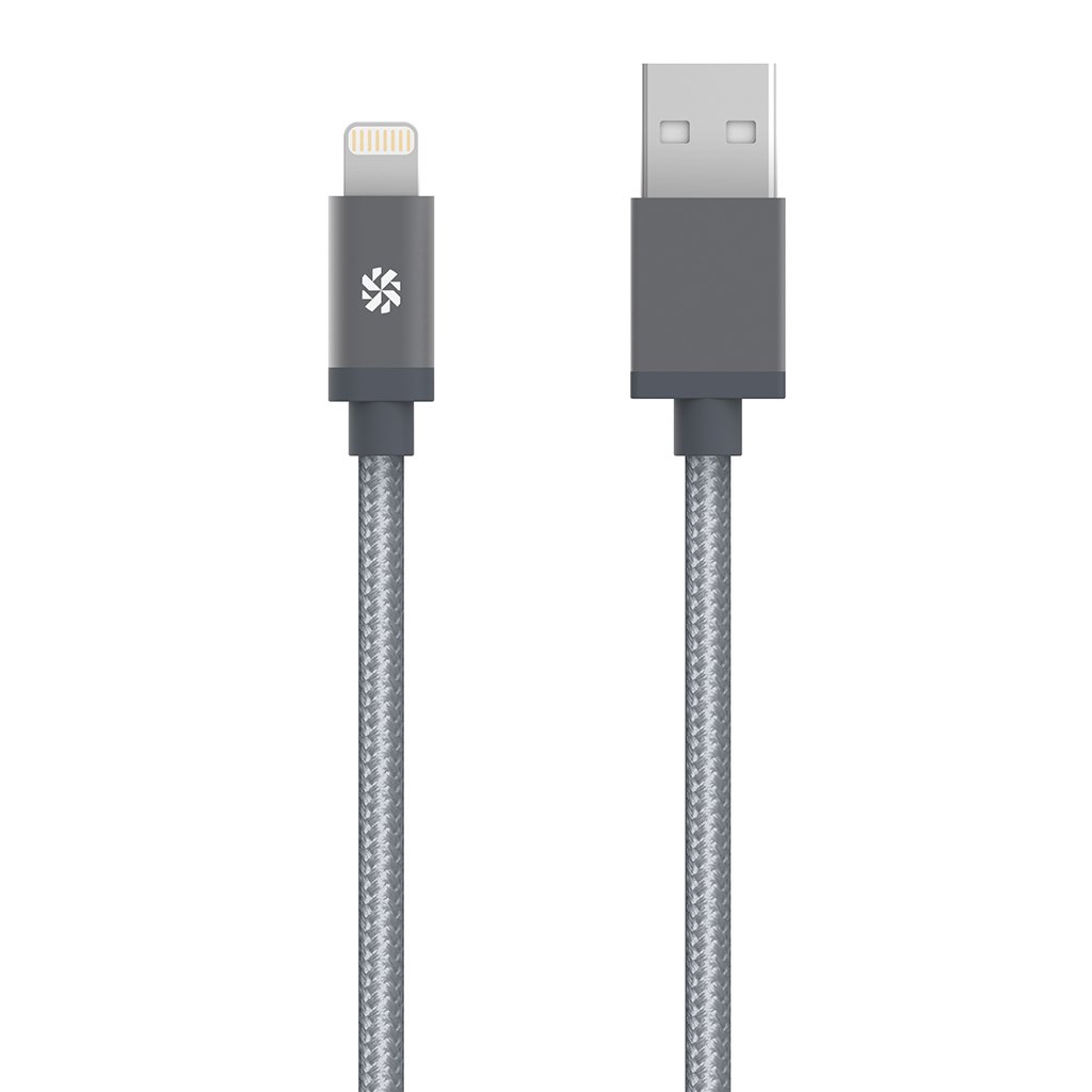 UTGÅTT
Kanex DuraBraid Lightning-kabel 2m - Grå