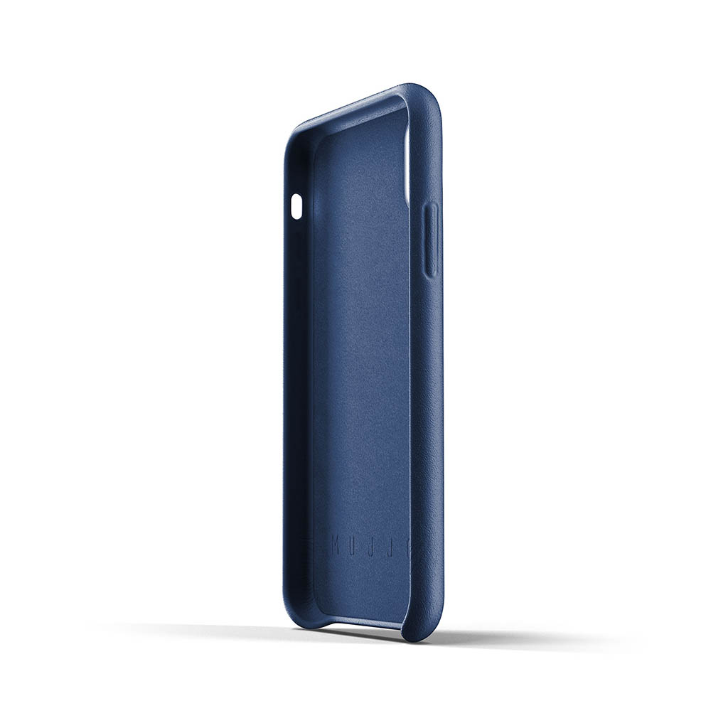 UTGÅTT
Mujjo plånboksfodral av äkta läder för iPhone X/XS - Blå