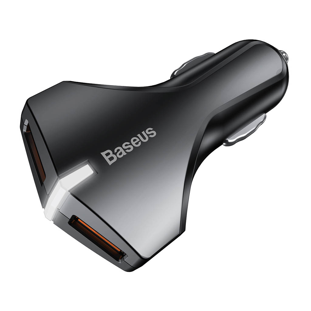 BASEUS
Baseus Small Rocket Quick Charge 3.0 Med Dubbla-USB bil laddare - Svart