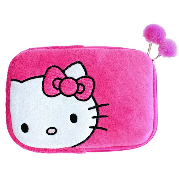 Hello Kitty - HELLO KITTY Tablet Sleeve Rosa 7-8tum Universal Plysch