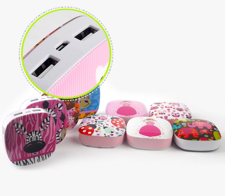 UTGÅTT
Lofter Powerbank, portabelt batteri för mobila enheter, 6600 mAh - Giraffe