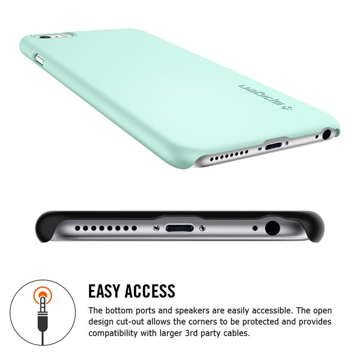 Spigen - SPIGEN Slim Thin Skal till Apple iPhone 6(S) Plus (Mint)
