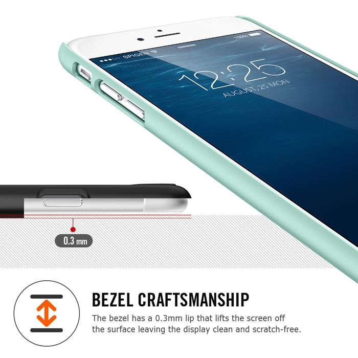 Spigen - SPIGEN Slim Thin Skal till Apple iPhone 6(S) Plus (Mint)