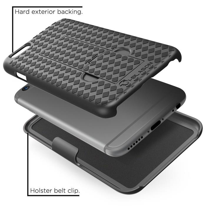 i-blason
i-Blason Transformer Holster Kickstand Skal till Apple iPhone 6(S) Plus - Svart