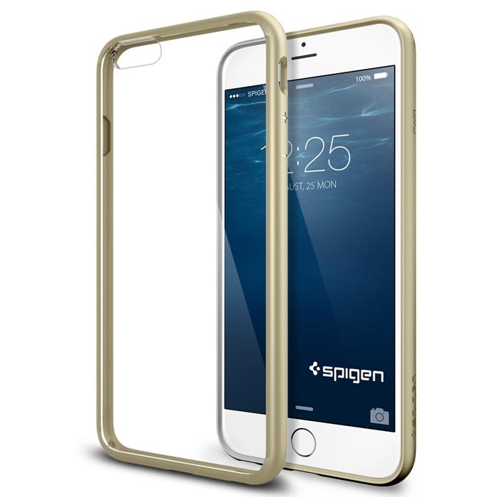 Spigen - SPIGEN Ultra Hybrid skal till Apple iPhone 6(S) Plus (Gold)