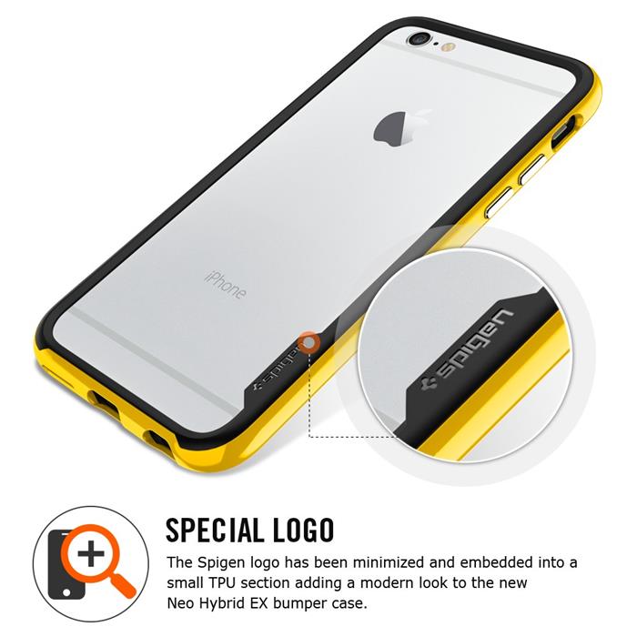 Spigen - SPIGEN Neo Hybrid EX Bumper Skal till Apple iPhone 6(S) Plus (Metal Slate)