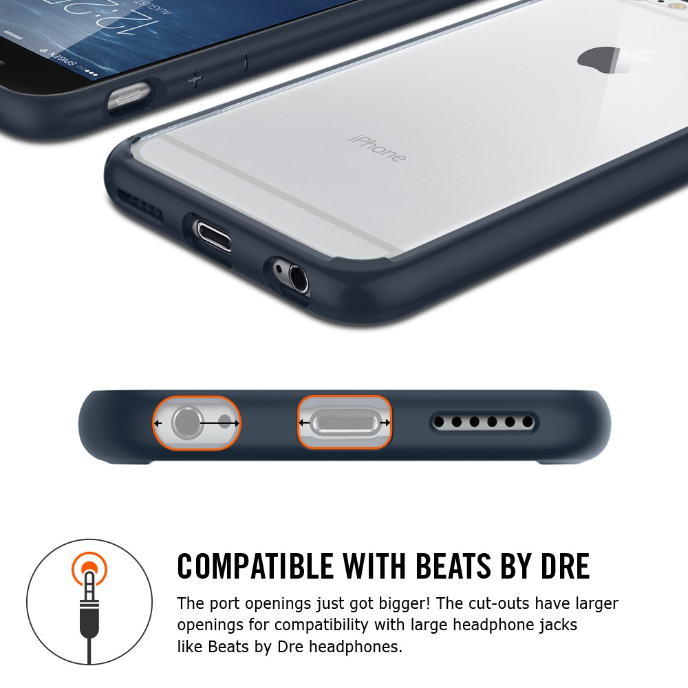 Spigen - SPIGEN Ultra Hybrid skal till Apple iPhone 6(S) Plus (Gold)