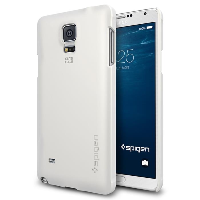 Spigen - SPIGEN Thin Fit Skal till Samsung Galaxy Note 4 (Vit)