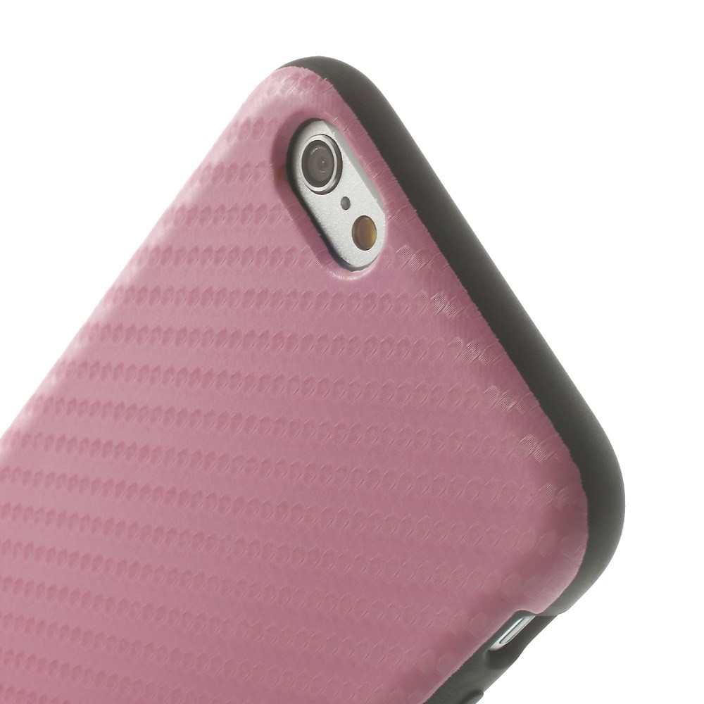OEM
Carbon Fiber Texture FlexiCase skal till Apple iPhone 6 / 6S (Rosa)