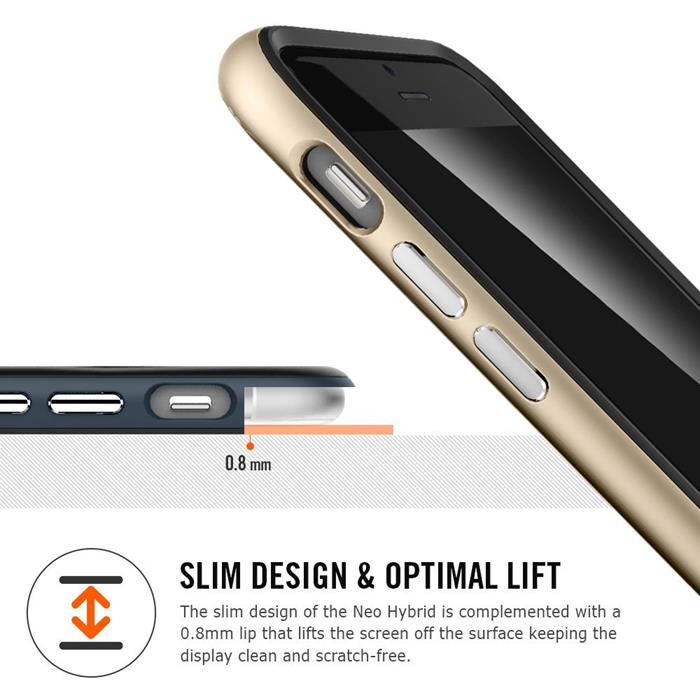 Spigen SPIGEN Neo Hybrid Skal till Apple iPhone 6/6S (Gold) 