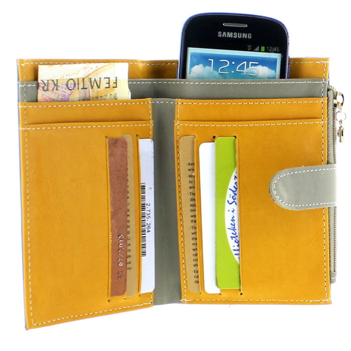 OEM
Dual Wallet Plånboksväska (Biege/Orange)