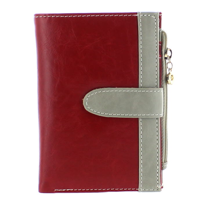 A-One Brand
Dual Wallet Plånboksväska (Röd - Grå)