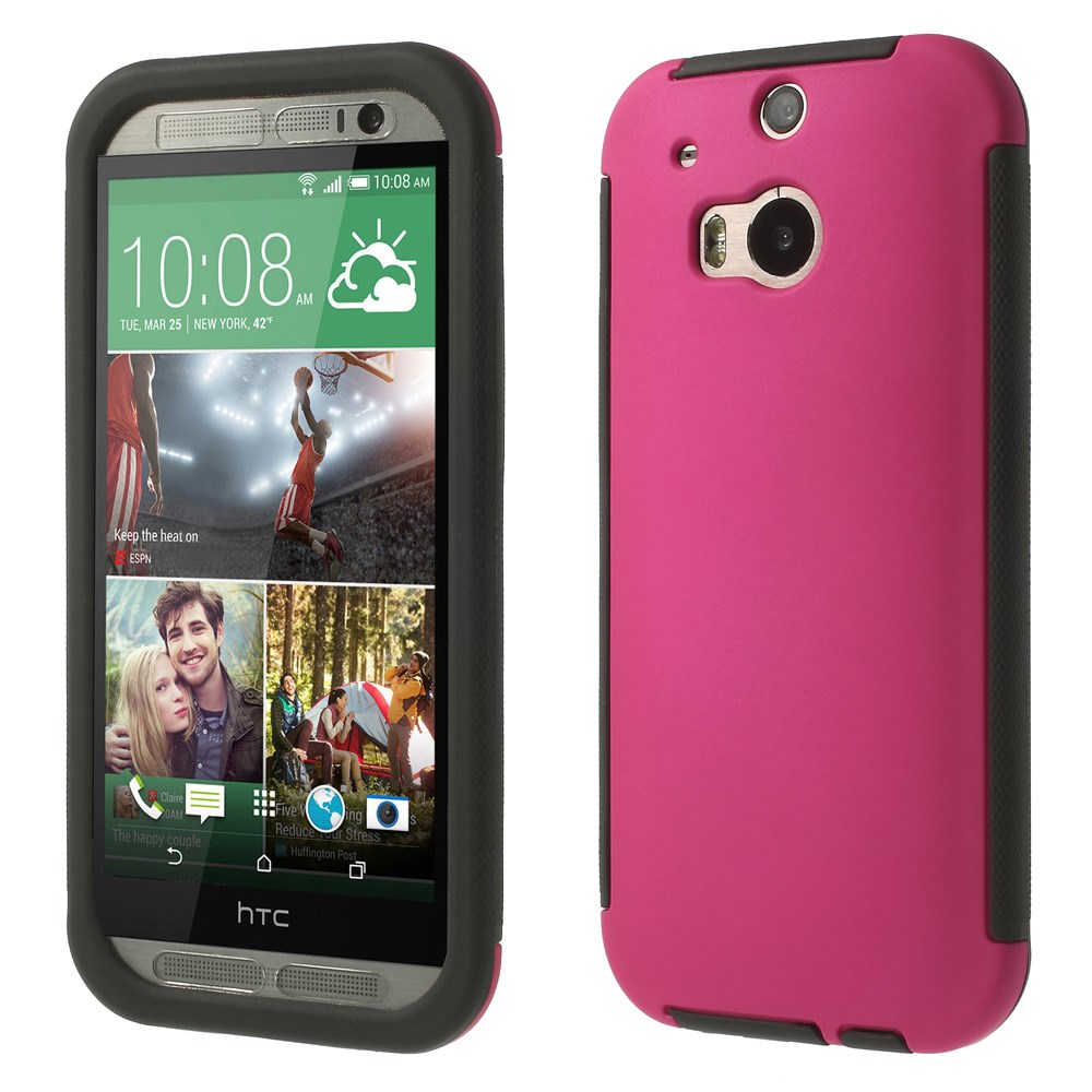 OEM
Combo Skal med inbyggd skärmskydd till HTC One M8 (Magenta)