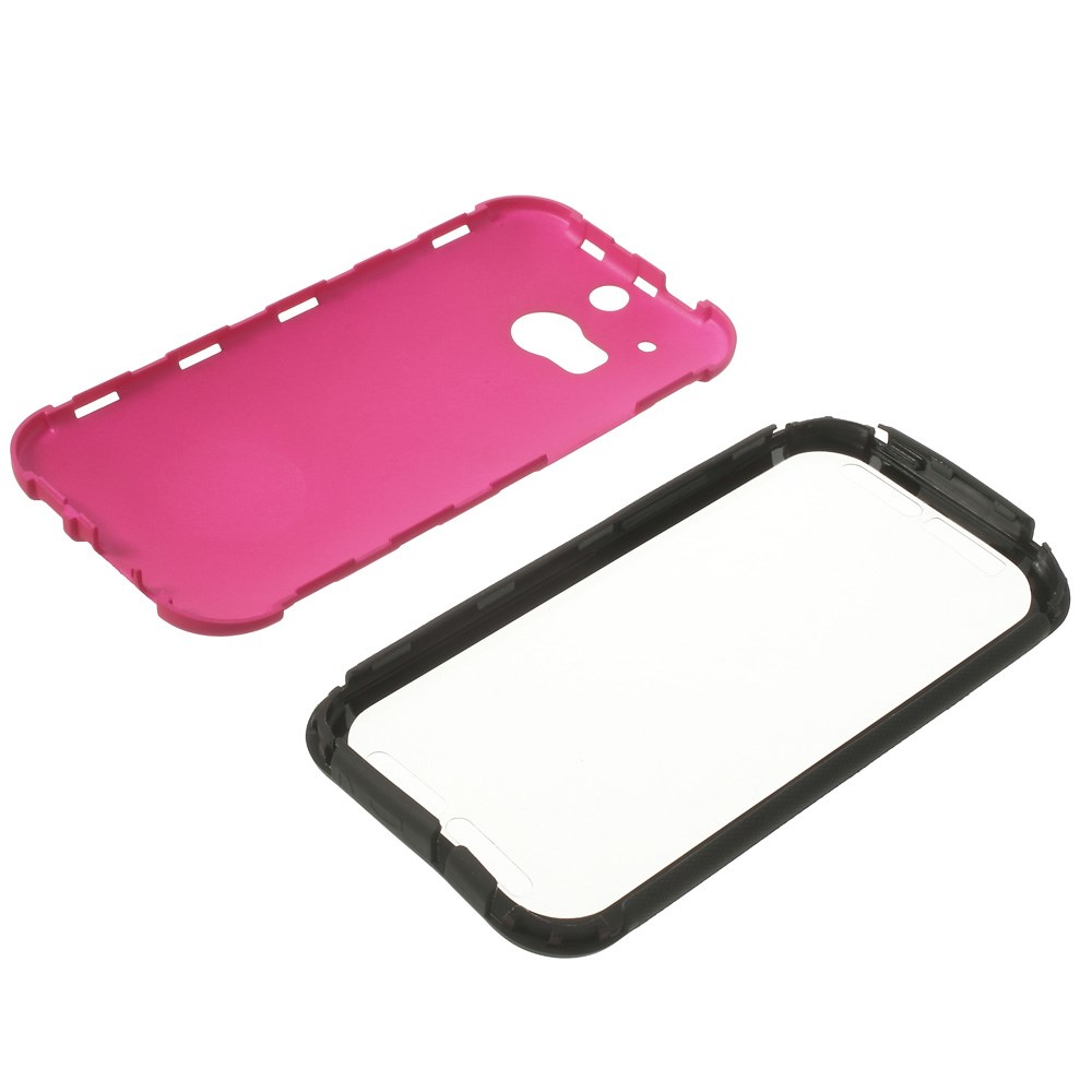 OEM
Combo Skal med inbyggd skärmskydd till HTC One M8 (Magenta)
