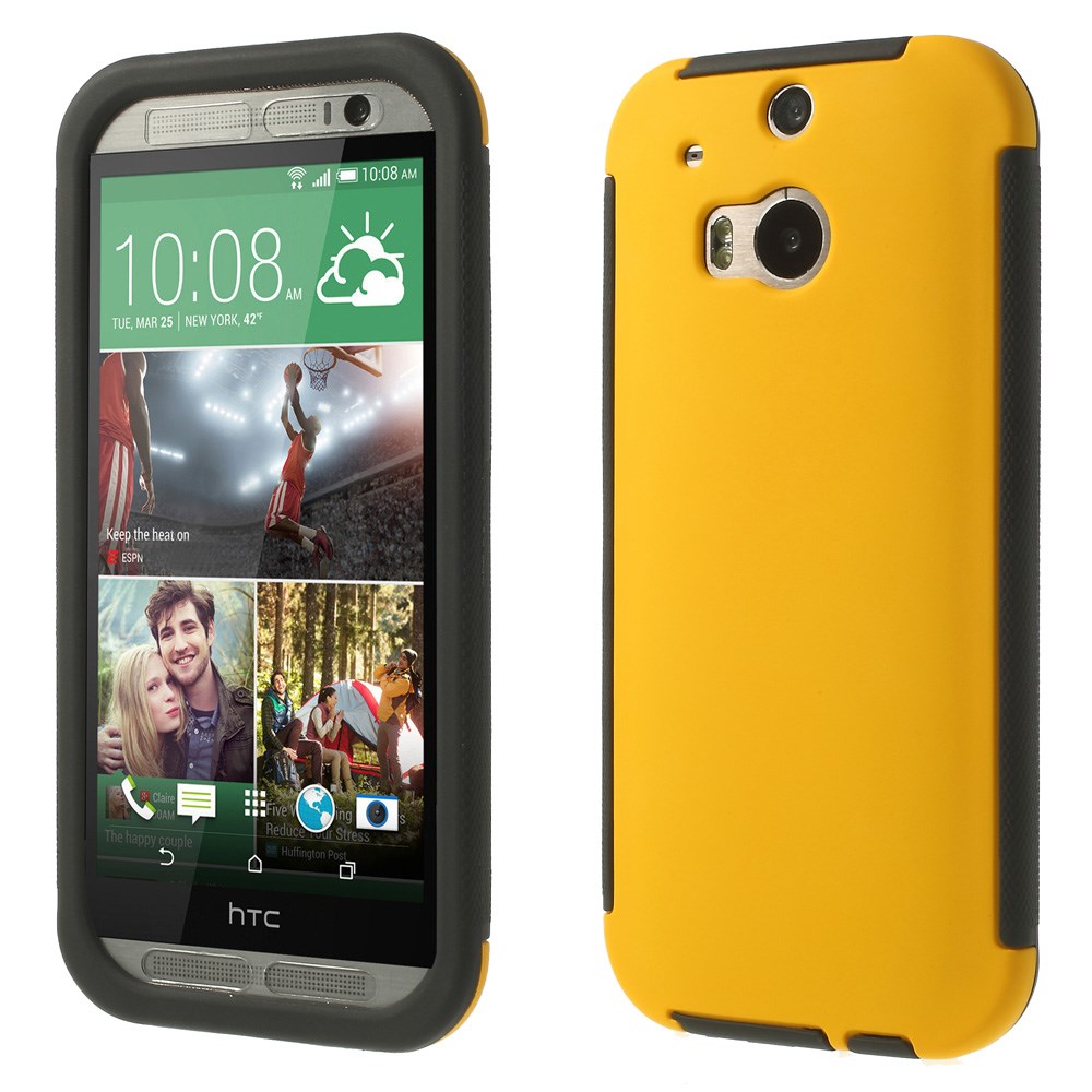 OEM
Combo Skal med inbyggd skärmskydd till HTC One M8 (Gul)