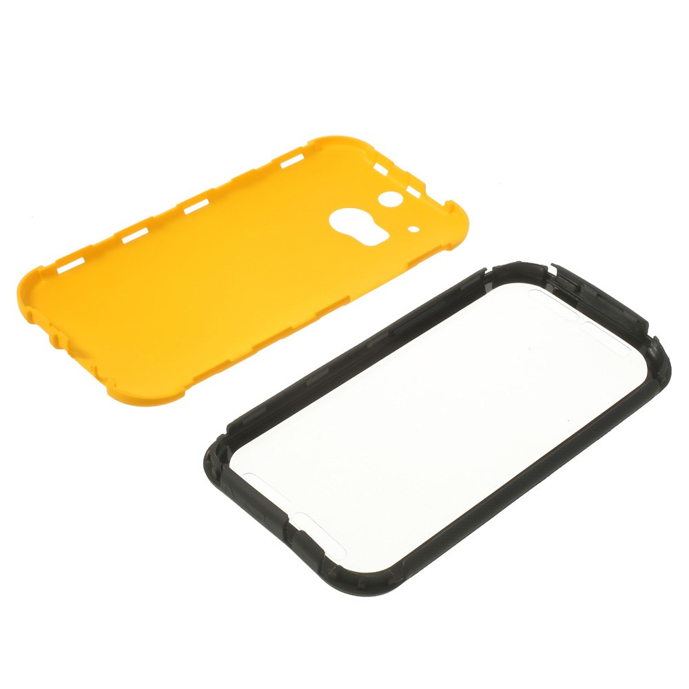 OEM
Combo Skal med inbyggd skärmskydd till HTC One M8 (Gul)