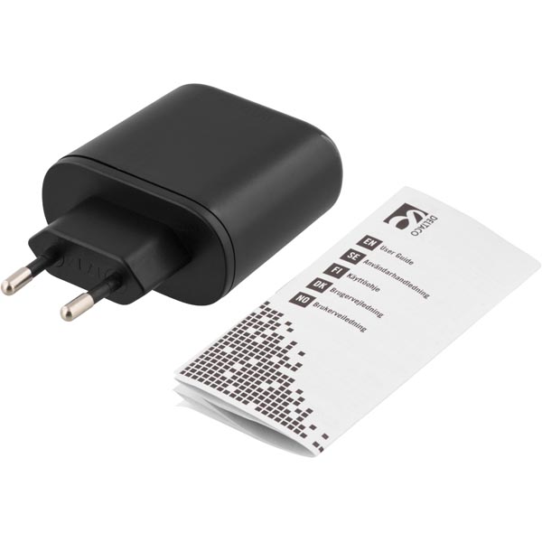 UTGÅTT
DELTACO Väggladdare, 230V till 5V USB, 4,8A, 2xUSB-portar