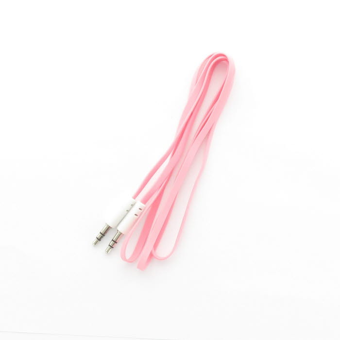 OEM
3,5 mm trasselfri AUX Kabel - Rosa