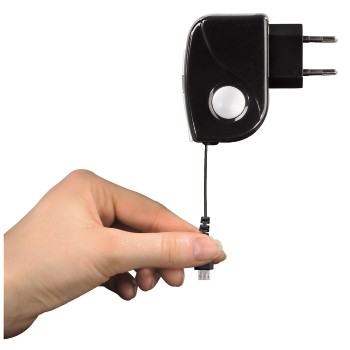 UTGÅTT
HAMA Reseladd. MicroUSB Rollup Svart