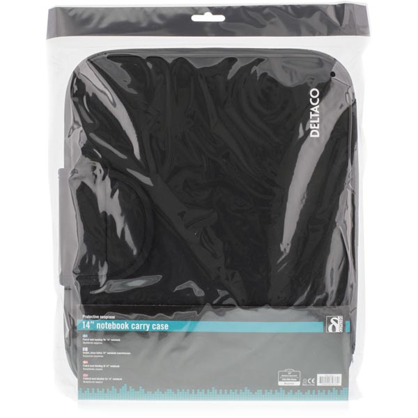 Köp Deltaco notebookfodral i neoprene, upp till 14 Svart DELTACO Laptop Ryggsäck upp till 14,5 Svart TheMobileStore