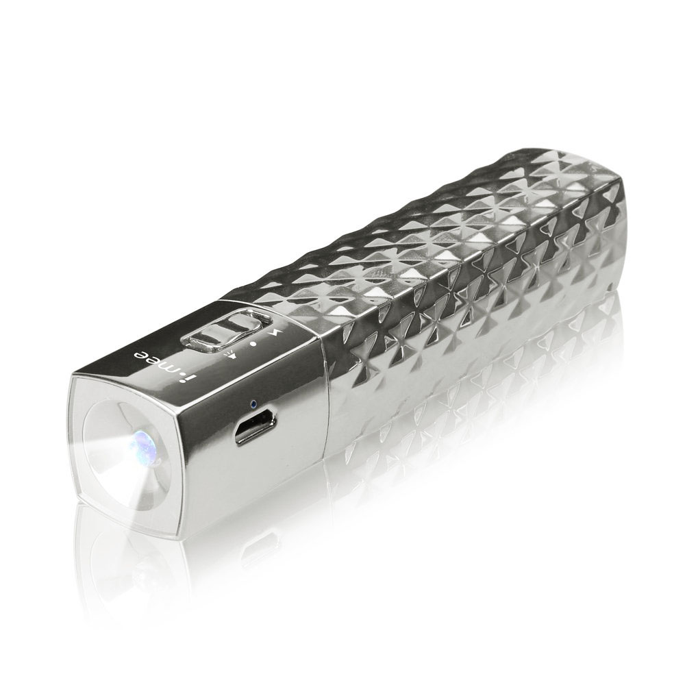 I-mee
i-mee PowerTube Powerbank med ledlampa 3000 mAh - Silver