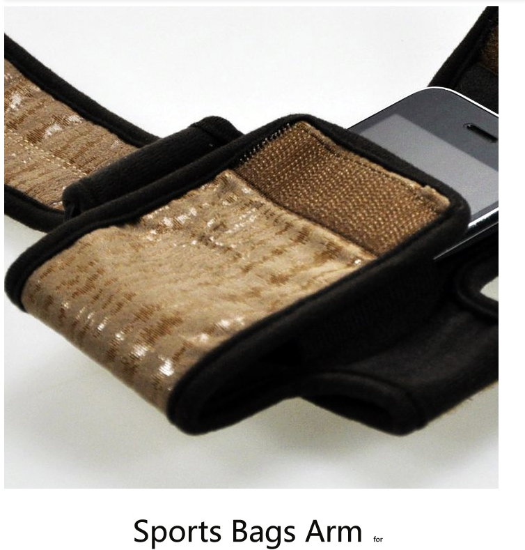 A-One Brand - PCMAMA Sportarmband fodral till iPhone 4S/4 / 3G / 3GS / iPOD (WAVES)