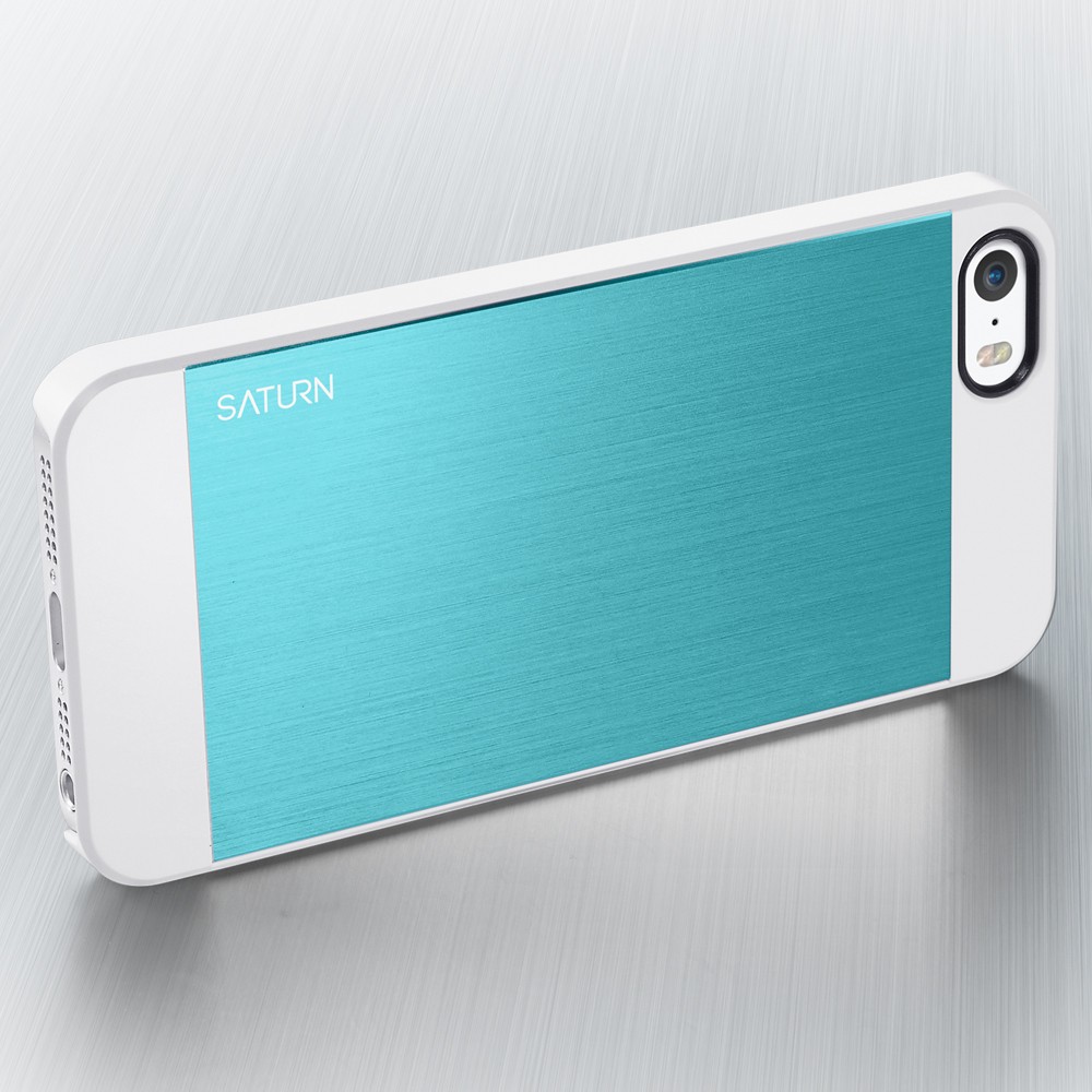 Spigen - SPIGEN Case Saturn Skal till Apple iPhone 5/5S/SE (Metal Mint)