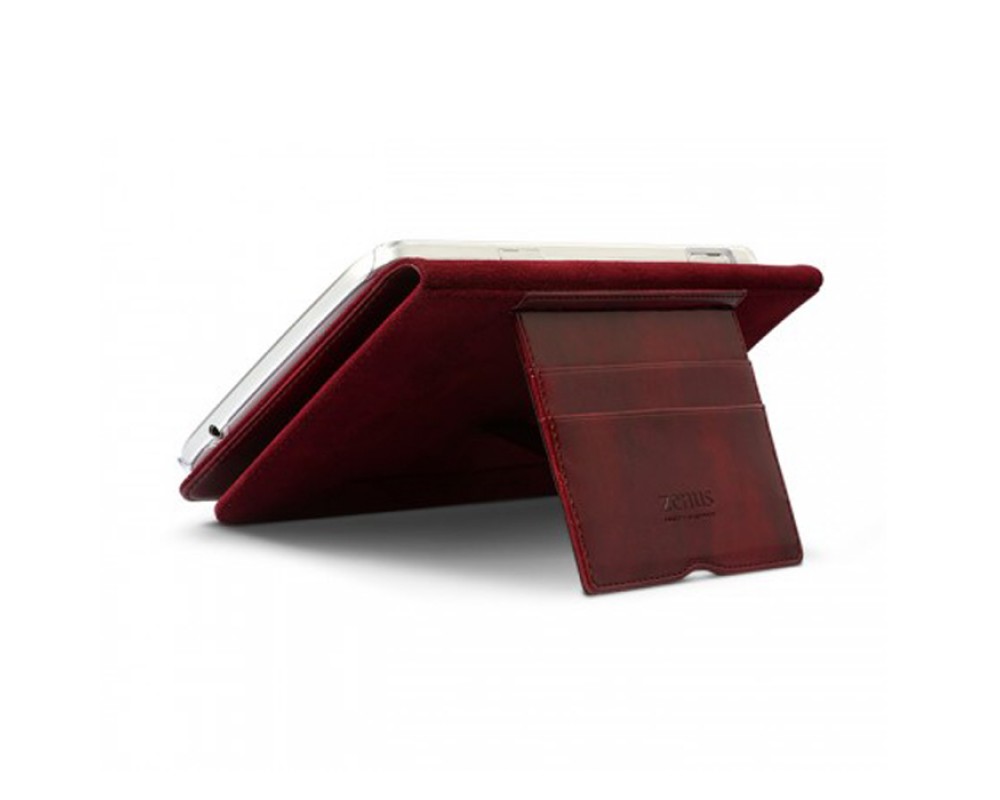 UTGATT4 - Zenus Modern Classic Väska till Samsung Galaxy Tab 3 7.0 (Röd)