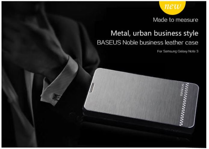 BASEUS - BASEUS vska till Samsung Galaxy Note 3 (Silver)